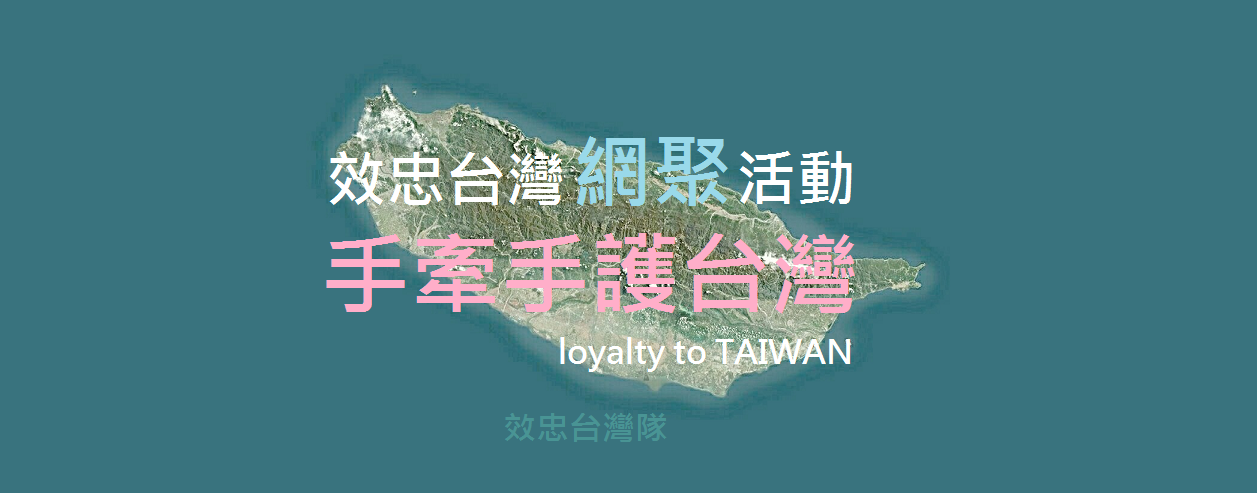 網聚活動：效忠台灣 手牽手護台灣
